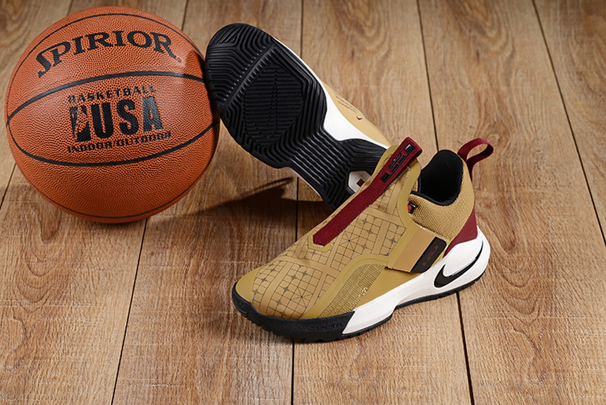 Nike Lebron James Ambassador 11 Shoes Yellow Red